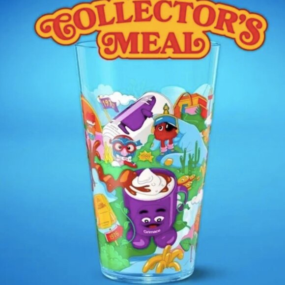 🍟 McDonalds Happy Meal Collector’s Cup 2024 GRIMACE/McDonald’s 🍟